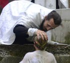 Более ста человек приняли  крещение в лесных родниках