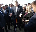 Врио губернатора посетил скандальную стройку в Михайловске