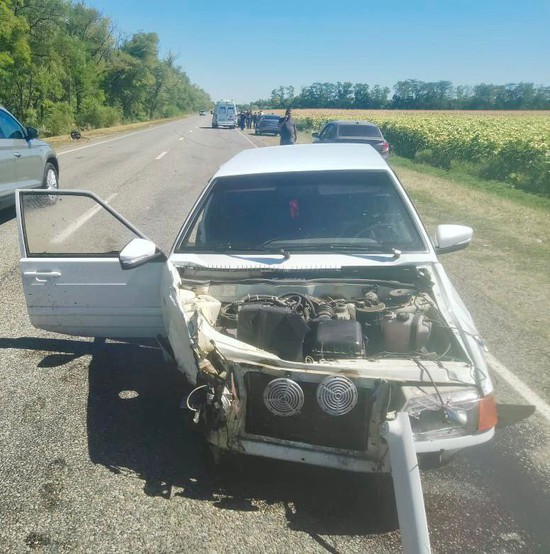 В ДТП в Новоалександровском округе пострадали 5 человек. Фото ГИБДД СК