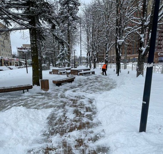 Коммунальщики активизировали свою работу после снегопада. Фото из ТГ-канала мэра Ставрополя