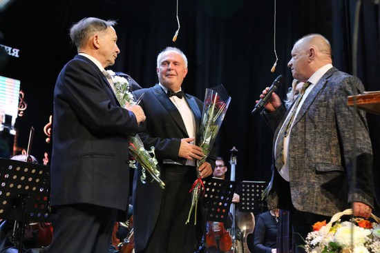 Участники концерта: Виктор Кипор, Андрей Абрамов и Анатолий Григорьев. Фото Александра Плотникова