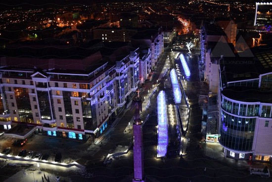 На фонтане у Ангела-хранителя засияют 28 световых струй. Фото из Телеграм-канала Ивана Ульянченко