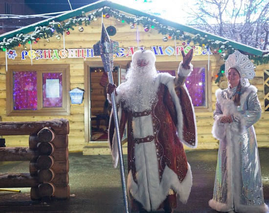 Терем Деда Мороза на площади Ленина. Пресс-служба администрации Ставрополя