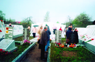 Мемориальное кладбище в поселке Красный Яр., ветераны, ВОВ