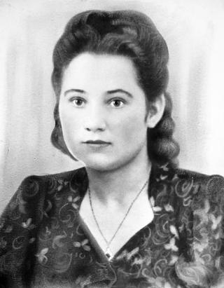 Медсестра Матрёна Наздрачёва после войны, Наздрачёва