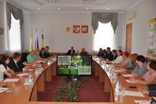 Приём латвийской делегации в Ставрополе