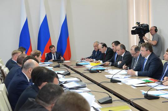 Фото с сайта главы Ставрополья, Дмитрий Медведев, Владимир Владимиров, СКФО, промышленность