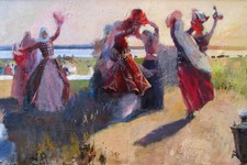 Ногайский свадебный танец (Старинная картина)