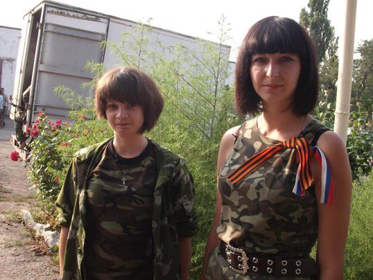 Оля и Ира — медсестры Георгиевского батальона