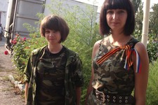 Оля и Ира — медсестры Георгиевского батальона