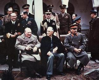Конференция в Ялте 1945 года, Сталин, Рузвельт, Черчиль, Ялта