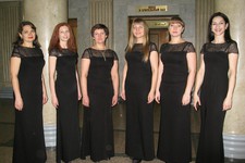 Участницы «Славянских встреч» – вокальный ансамбль «Кантанима». 