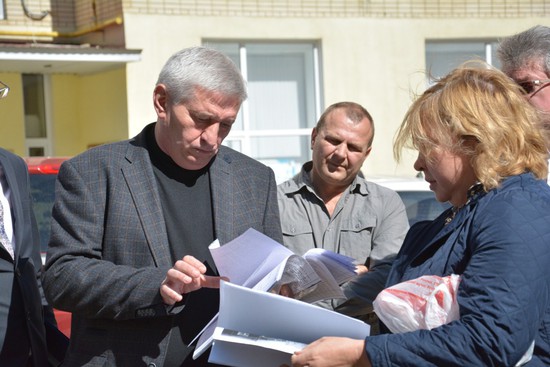 Встреча Андрея Джатдоева с жителями Осентинки