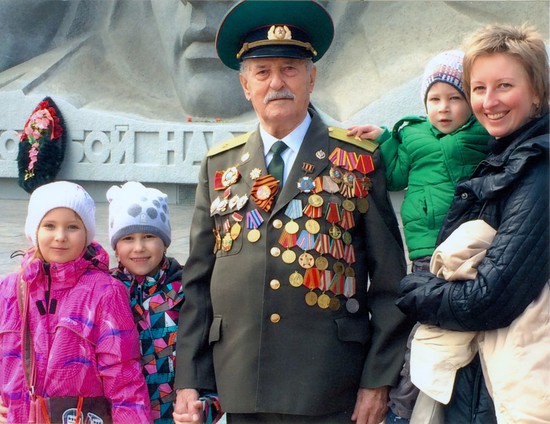 Виктор Шавлаков в День 70-летия Победы, май 2015 года.