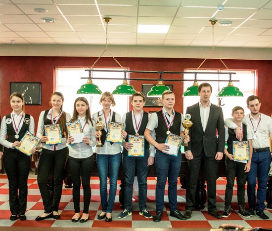 Победители и призеры первенства СК по бильярду. 