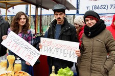 В Татьянин день Андрей Джатдоев  обрубил экзаменационные  «хвосты» студентам Ставрополя. Фото пресс-службы администрации города.