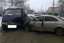 В Михайловске иномарка врезалась в «ГАЗель», три человека пострадали