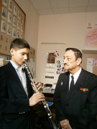 Владимир Фёдорович Хобезашвили и его ученик Имран Маджидов.