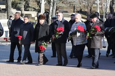 Митинг, посвящённый 73-й годовщине освобождения Ставрополя от оккупации