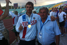 Сергей Халатян и Кирилл Цыбизов после соревнований