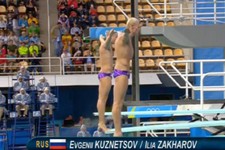 Ставрополец Евгений Кузнецов и его напарник Илья Захаров заняли предпоследнее место в соревнованиях по синхронным прыжкам с трёхметрового трамплина