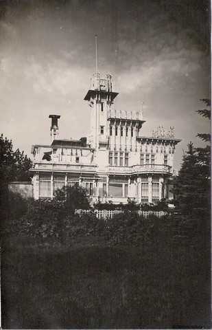 Вилла «Арфа» архитектора Гавриила Барановского на фотографии начала XX века.