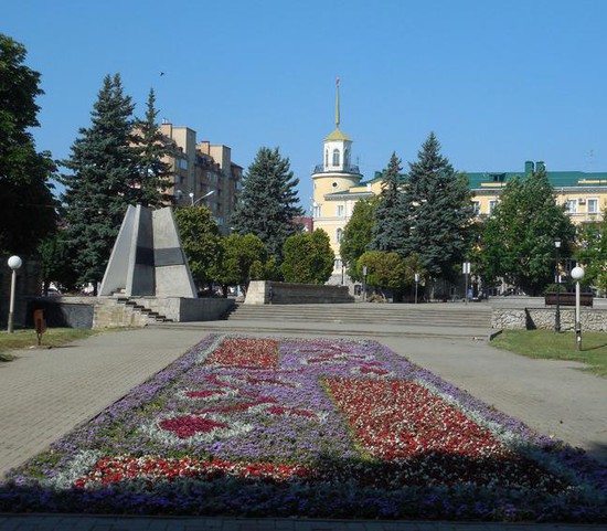  Ставропольские клумбы –  визитная карточка города.