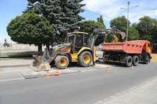Начаты работы по ремонту дороги на ул. Суворова.
