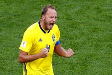 Капитан сборной Швеции Андреас Гранквист,  вошедший в символическую сборную группового этапа чемпионата мира.