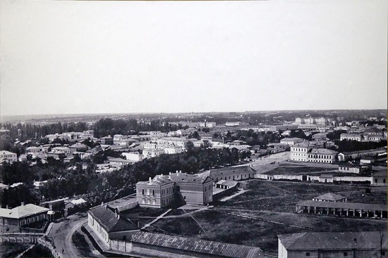 Территория Крепостной горы на фотографии начала XX века.