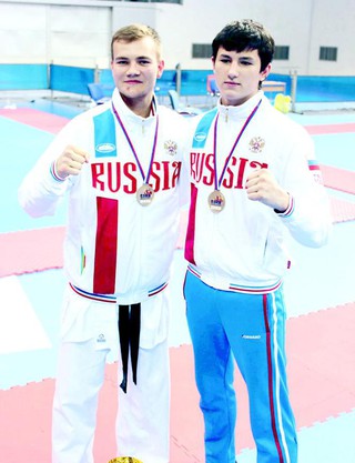 Чемпионы Европы Станислав Кирьянов и Данил Мащенко. 