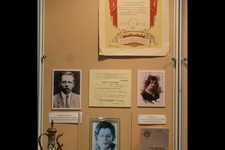 Фрагмент экспозиции о жертвах холокоста.