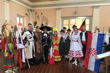 Ансамбль «Ставрополье» на Международном фестивале фольклора в Галлиате (Италия).