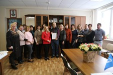 Ольга Тимофеева поздравила коллектив «Вечернего Ставрополя» с 30-летним юбилеем.
