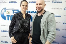  Тамерлан Коченов и Лариса Урбан в редакции  «Вечернего Ставрополя». Фото Ольги Метелкиной.