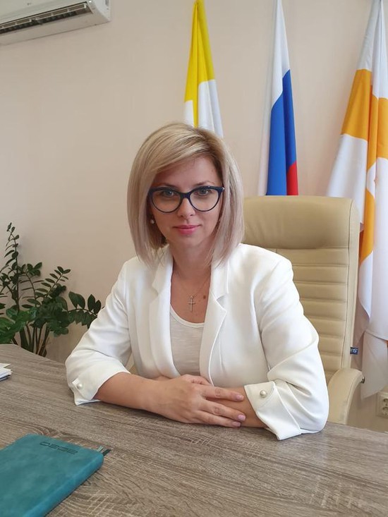 Руководитель комитета  образования администрации города Ставрополя  Ангелина Диреганова.