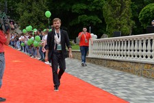 Сергей Масальский на красной фестивальной дорожке.