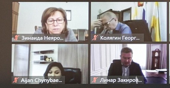 Георгий Колягин принял участие в заседании в режиме онлайн.