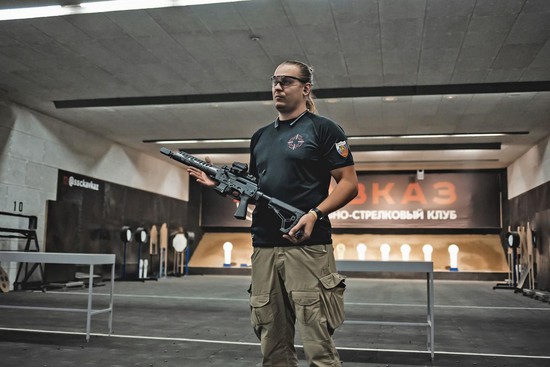 Кандидат в мастера спорта  по практической стрельбе  из пистолета Андрей Семенов.