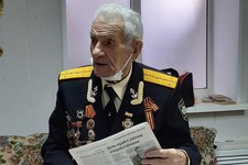 Григорий Абрамович Башкатов на творческой встрече.