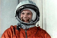 «Он сказал: «Поехали!»: первый в мире космонавт, Герой Советского Союза Юрий Гагарин.