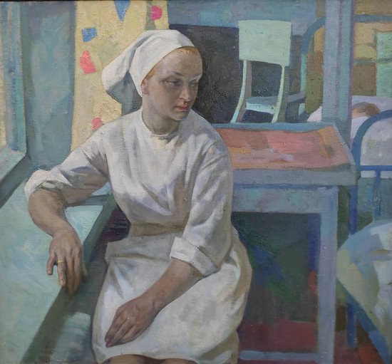 Л.Ф. Попандопуло. «Тихий час. Медсестра» (1972).
