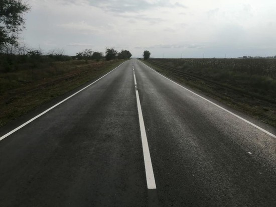 Отремонтированная дорога. Фото миндор СК.