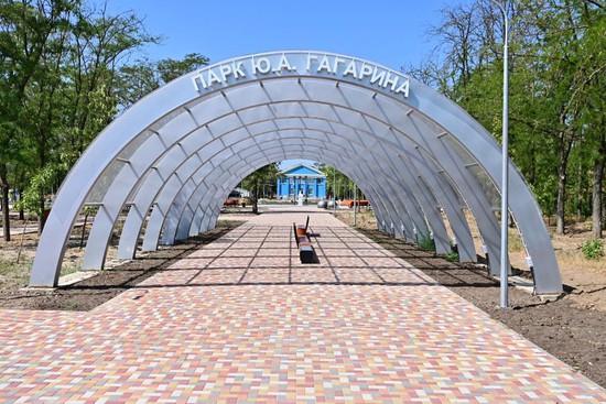 Обновленный парк, Буденновск. Фото миндор СК.