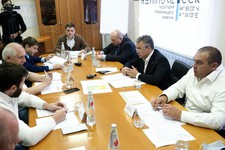 Рабочая встреча с Губернатором Ставрополья Владимиром Владимировым.