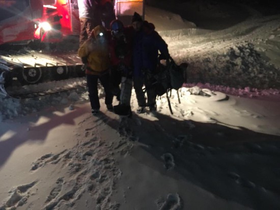 Поисково-спасательная операция на Эльбрусе. Фото МСЧ РФ