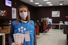 Волонтер переписи населения. Фото администрации Петровского округа.