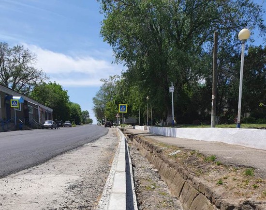 Обновление дороги в Шпаковском округе. Пресс-служба миндортранспорта Ставропольского края