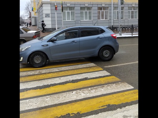 Пешеходный переход в центре Ставрополя. Ольга Богатеева