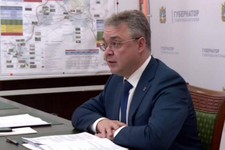 Владимир Владимиров. На фото - кадр из видео в телеграм-канале губернатора СК